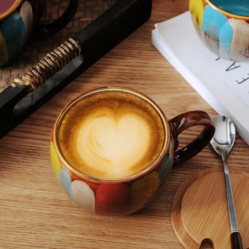 Zonema Kokoro Dual Mug Set Two Complementary Ceramic Espresso Cups