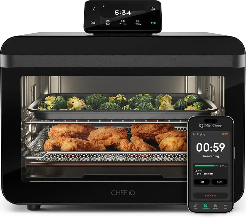 CHEF iQ Smart WiFi Pressure Cooker 10-in-1 Multicooker with Built-in Scale & Guided Cooking