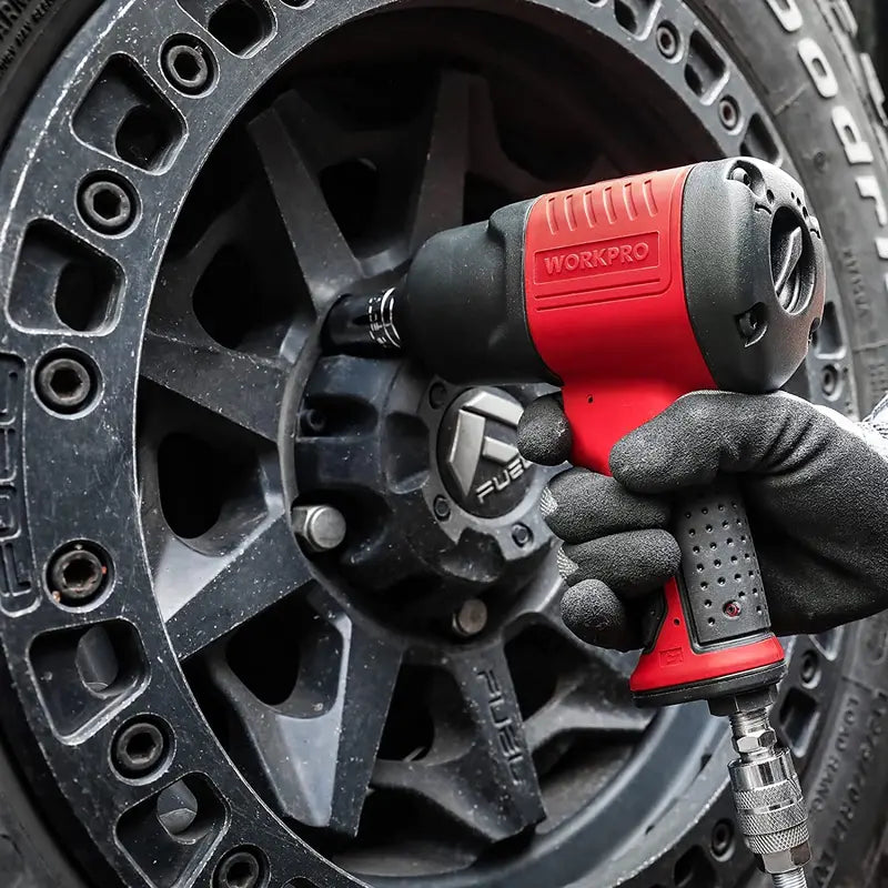 WORKPRO 1/2″ Air Impact Wrench for Automotive Tire Changes & Mechanical Repairs