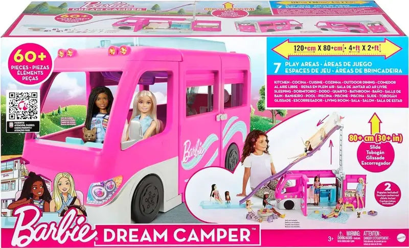 Multi-Component Outdoor Playset Includes Slide, Pool, Furniture, and 60-Piece Accessory Kit