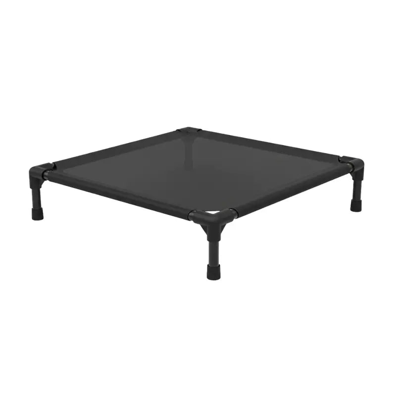 Durable Metal-Frame Elevated Dog Bed with Dual-Layer Mesh Top