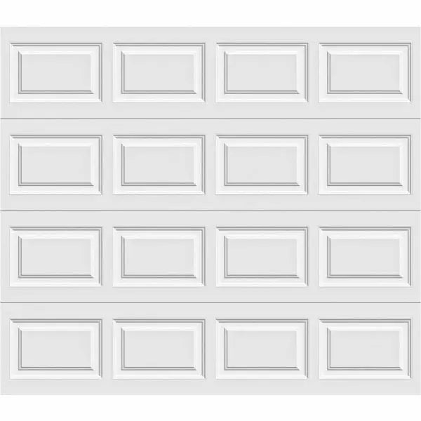 Holmes Gold Series 9 Ft. W x 7 Ft. H White Insulated Steel Garage Door w/EZ-Set Torsion Spring