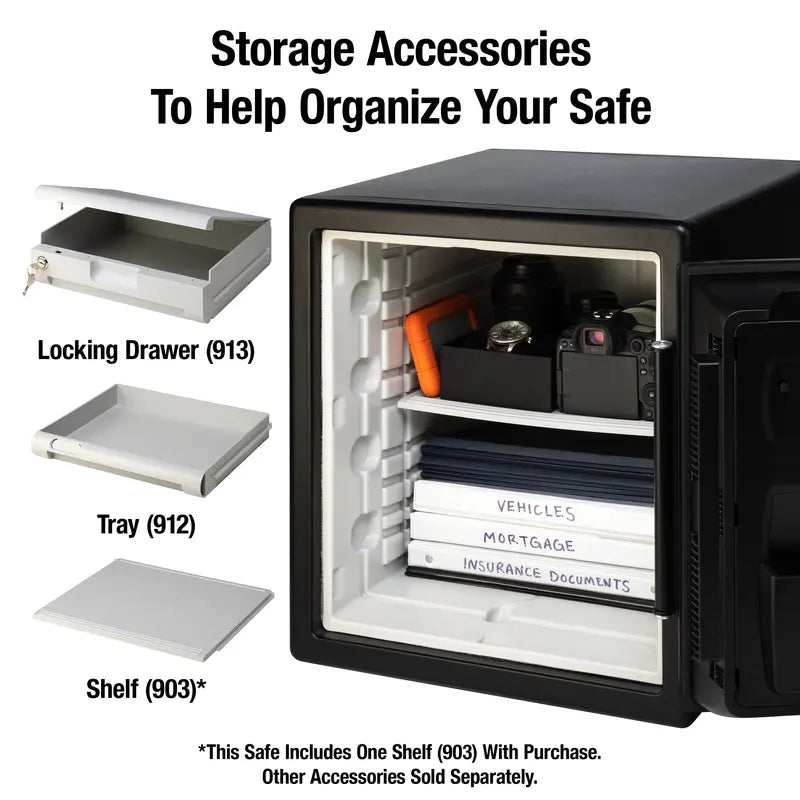 SentrySafe SFW123CS Fire- and Water-Resistant Safe 1.23 Cu. Ft., Dial Combination Lock