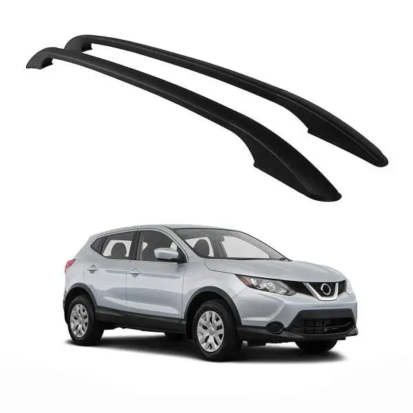 Luggage Port Roof Rack Side Rails for Nissan Rogue Sport (20172021) Black, OEM-Style Fit