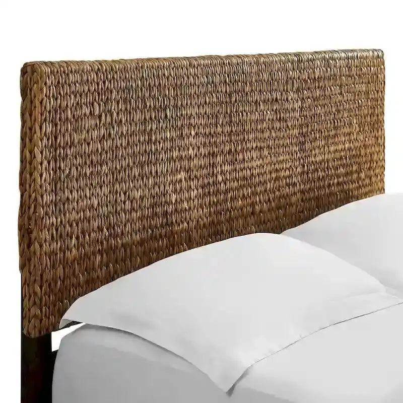 Crosley Edgewater Queen-Sized Upholstered Headboard — Coastal-Inspired Design with Clean Lines