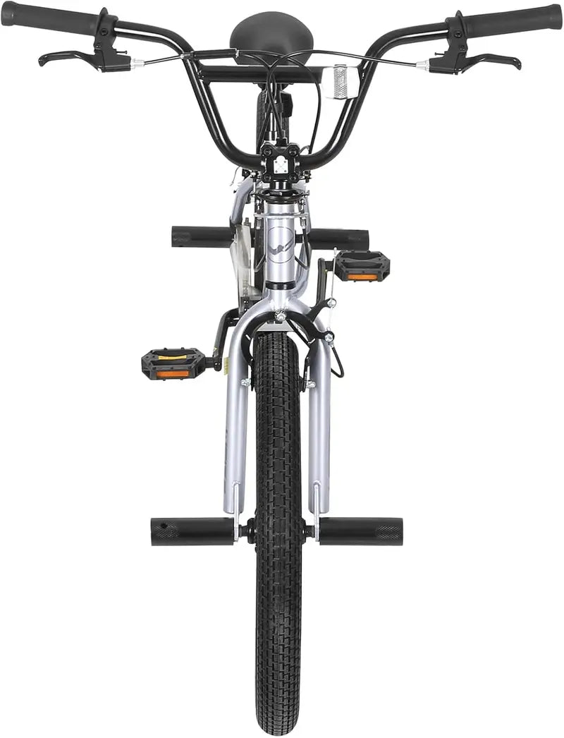 WEIZE 20″ Freestyle BMX Bike Stunt-Ready Steel Frame, 360° Rotor Hub & Durable Build for Riders of All Ages