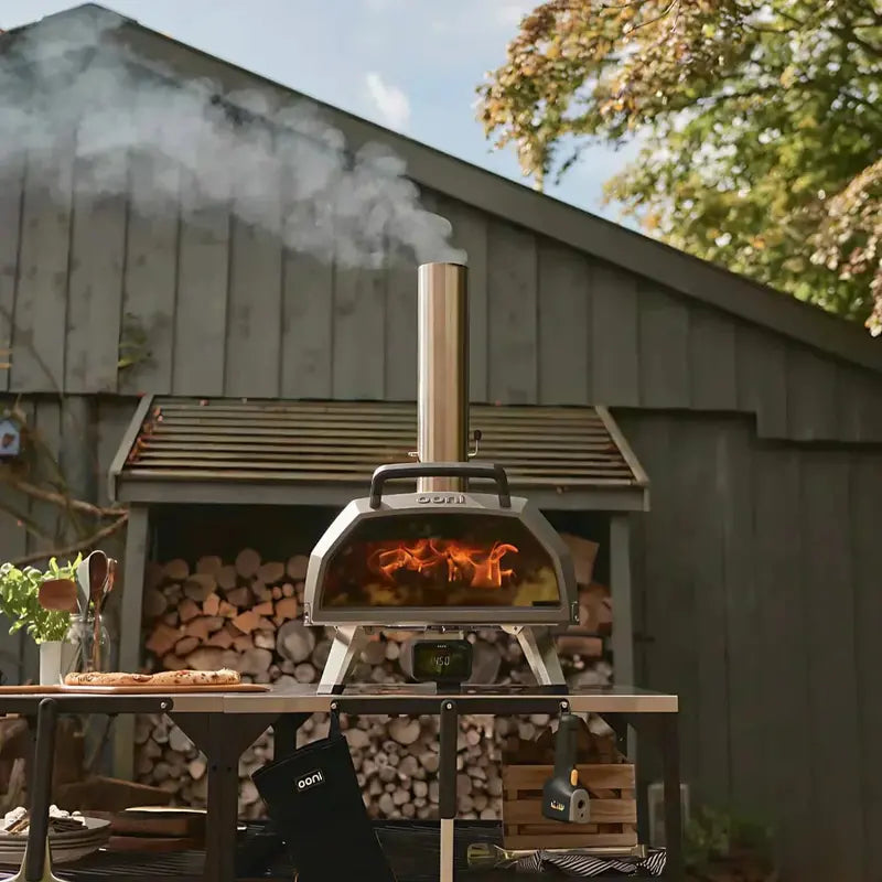 Ooni Karu 12 Multi-Fuel Portable Pizza Oven Cooks 12-Inch Pizzas in Under a Minute