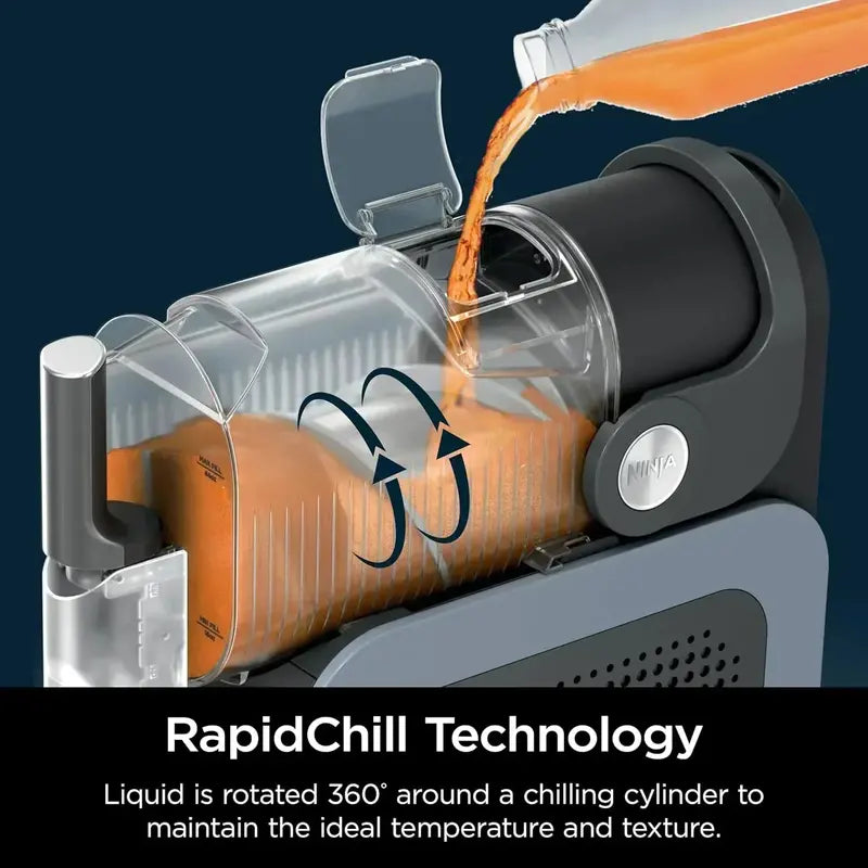 Ninja SLUSHi Frozen Drink Machine 88 oz Capacity, RapidChill Tech, 5 Preset Slushie Programs