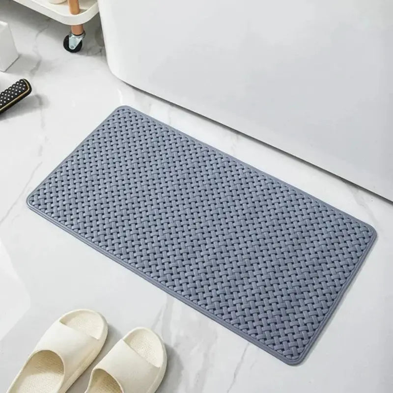 Non-Slip Bathroom Shower Mat with Reinforced Suction Cups