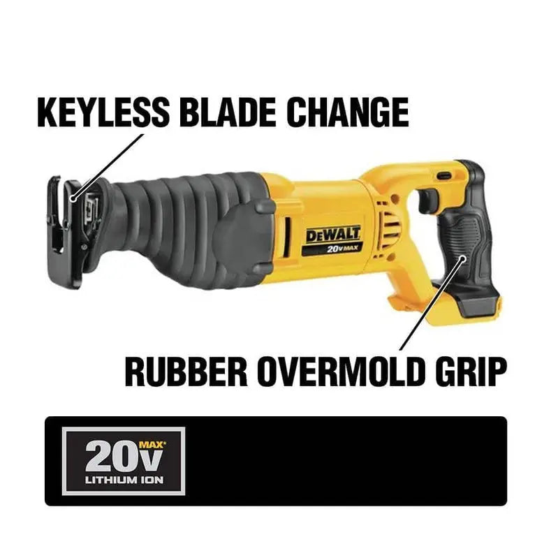DCK1020D2 20V MAX 10-Piece Power Tool Combo Kit Includes Batteries & Charger