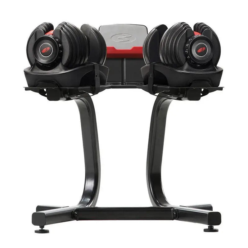 Bowflex Media Stand with Integrated Rack Designed for Home Gym Organization