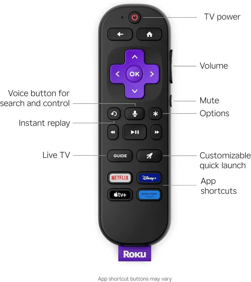 Roku Select Series 50-Inch 4K HDR Smart TV Voice Remote, Streaming Ready, Slim Design