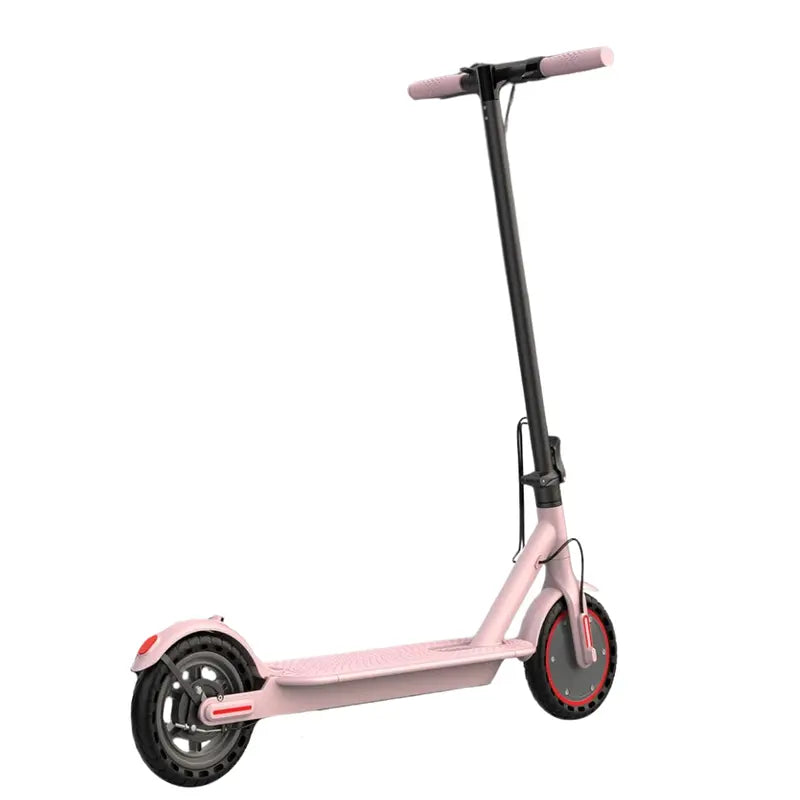 Compact 350W Foldable Electric Scooter Featuring 8.5″ Solid Tires and Quick-Fold Mechanism