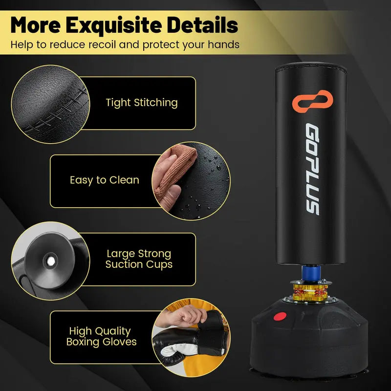 Freestanding Heavy-Duty Punching Bag for Home Workouts