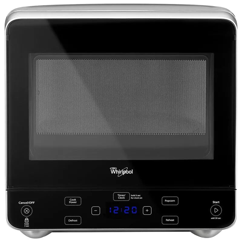 Whirlpool Compact Microwave in Silver 0.5 Cu. Ft., WMC20005YD