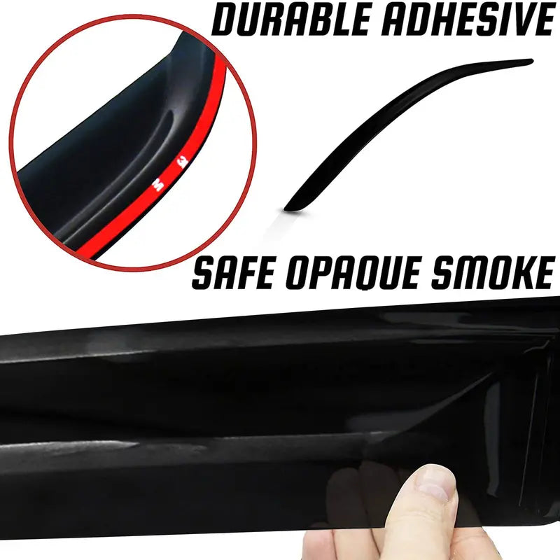 JSP Window Vent Visor For Dodge Dart 2013-2016 Tape-On Rain Guard Deflector