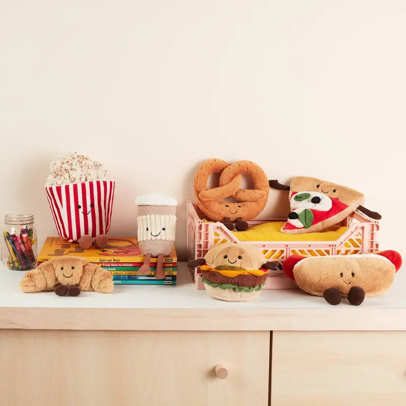 Jellycat Plush Food Toy: Hot Dog Soft Sculpture