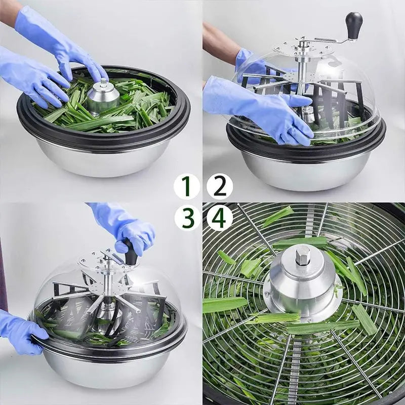 16-Inch Rotary Bud Trimmer with Upgraded Gearing and Dual-Blade System (Serrated + Straight)