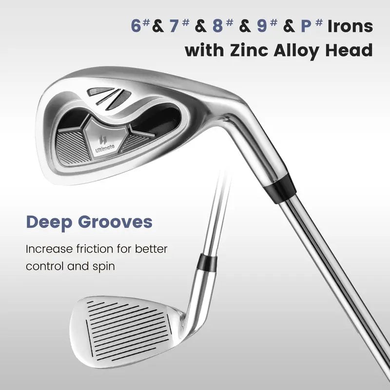 Complete Beginner-Friendly Golf Club Set for Adult Men