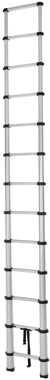 SmartClose Telescoping Aluminum Ladder 300-Lb Capacity, 12.5-Foot Reach with Soft-Close Locks