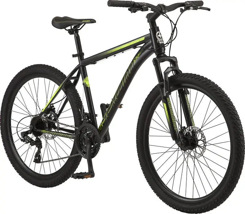 Schwinn Sidewinder Men’s 26-Inch Mountain Bike 21-Speed Drivetrain, Black Frame
