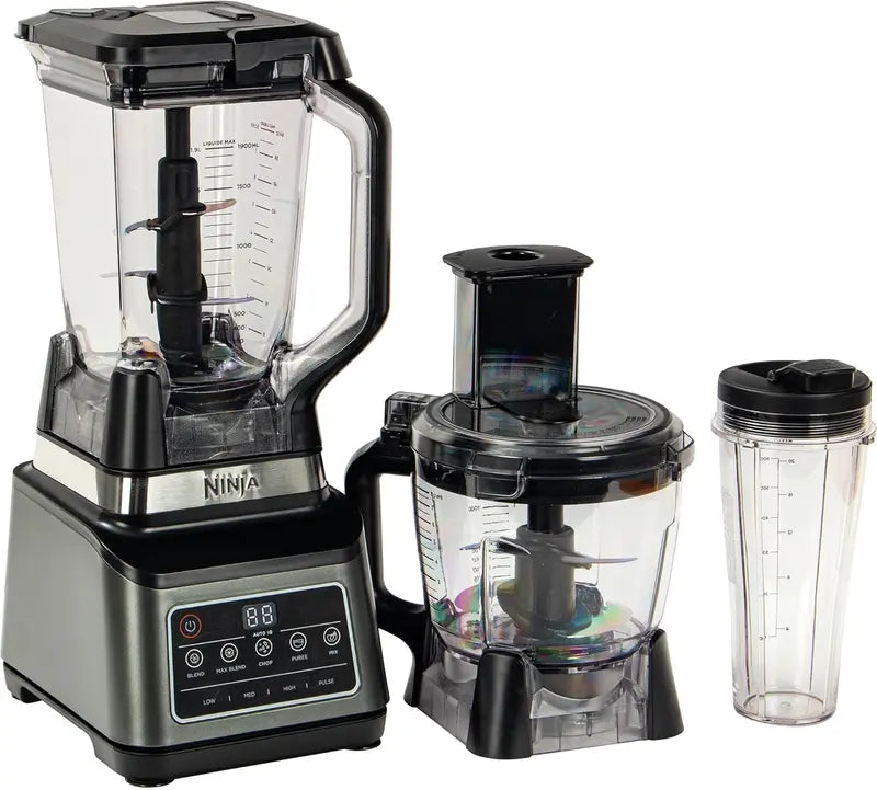 Ninja BN800EU 3-in-1 Food Processor Auto-iQ Technology, Chop, Blend & Puree Functions