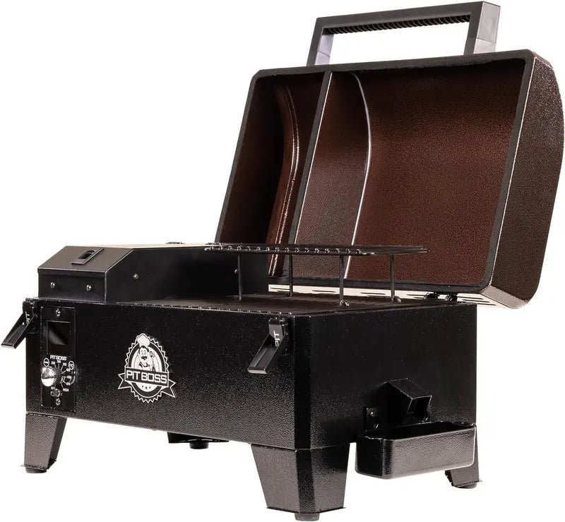 Mahogany Table Top Wood Grill with Temperature Control Portable BBQ by 10697