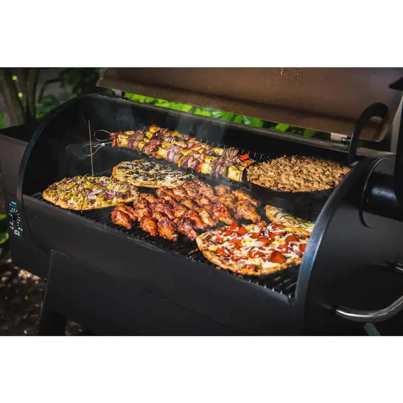 Pro Series 34-Inch Bronze Pellet Grill Featuring Extended Cooking Capacity