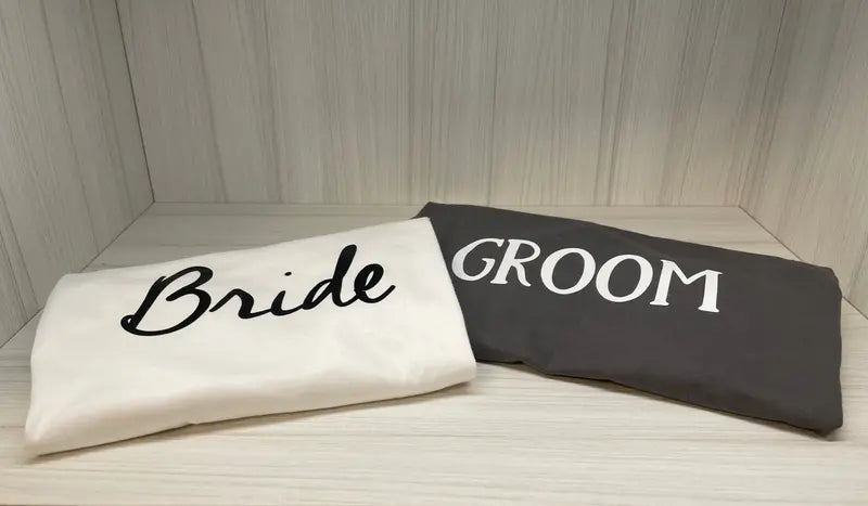 Bride and Groom Themed T-Shirts for Wedding Parties