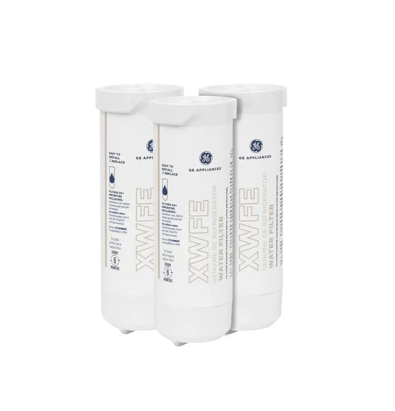 Refrigerator Water Filter Replacement Pack 3-Count Universal Fit for Cleaner, Fresher Drinking Water