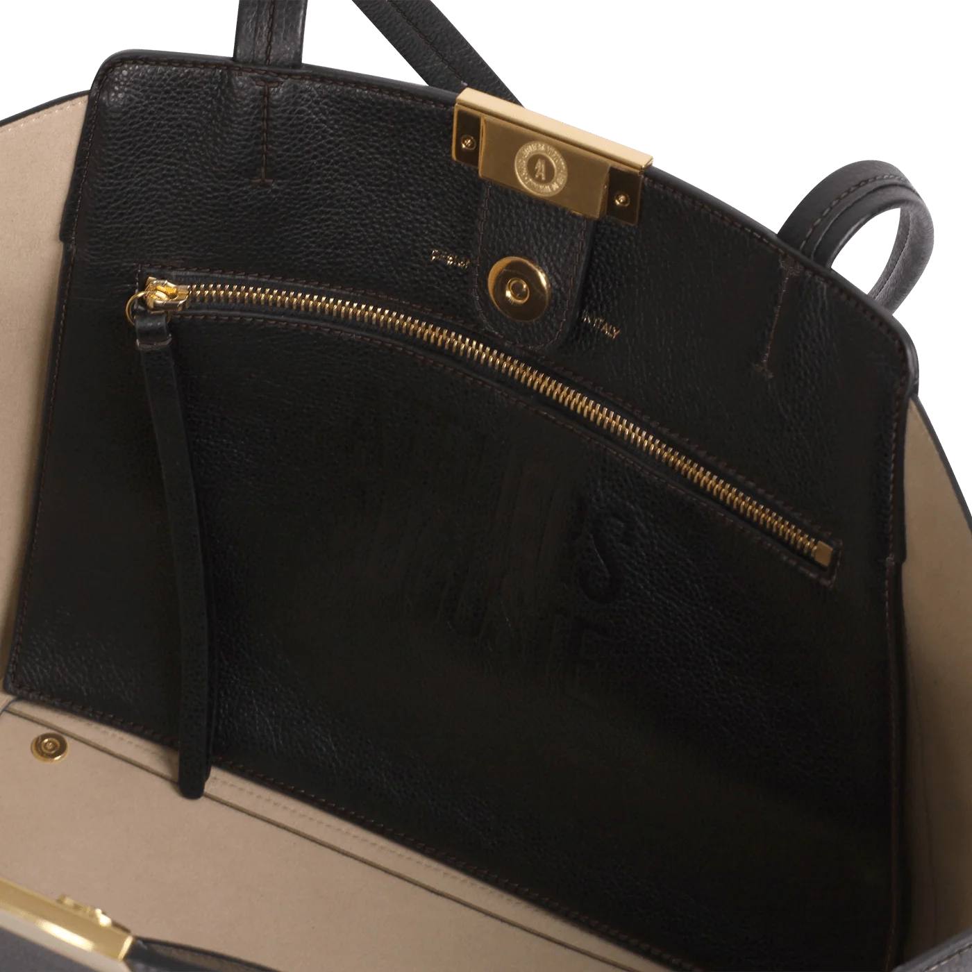 Sévigné - Cuir Grainé Noir