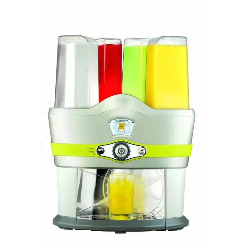 Multi-Compartment Drink Dispenser Bar-Ready Beverage Server for Cocktails, Punches, and Party Mixers