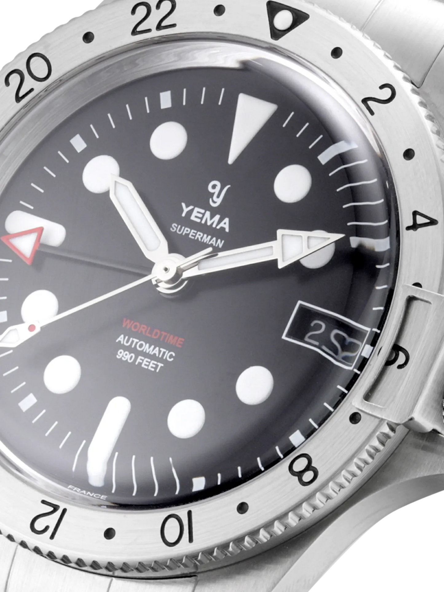 Superman Worldtime GMT Steel Scales Edition