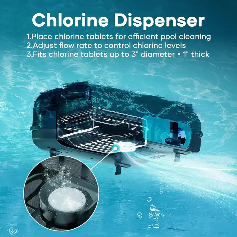 AIPER Surfer S2 Solar-Powered Pool Skimmer APP-Controlled, Smart Navigation & Dual Charging