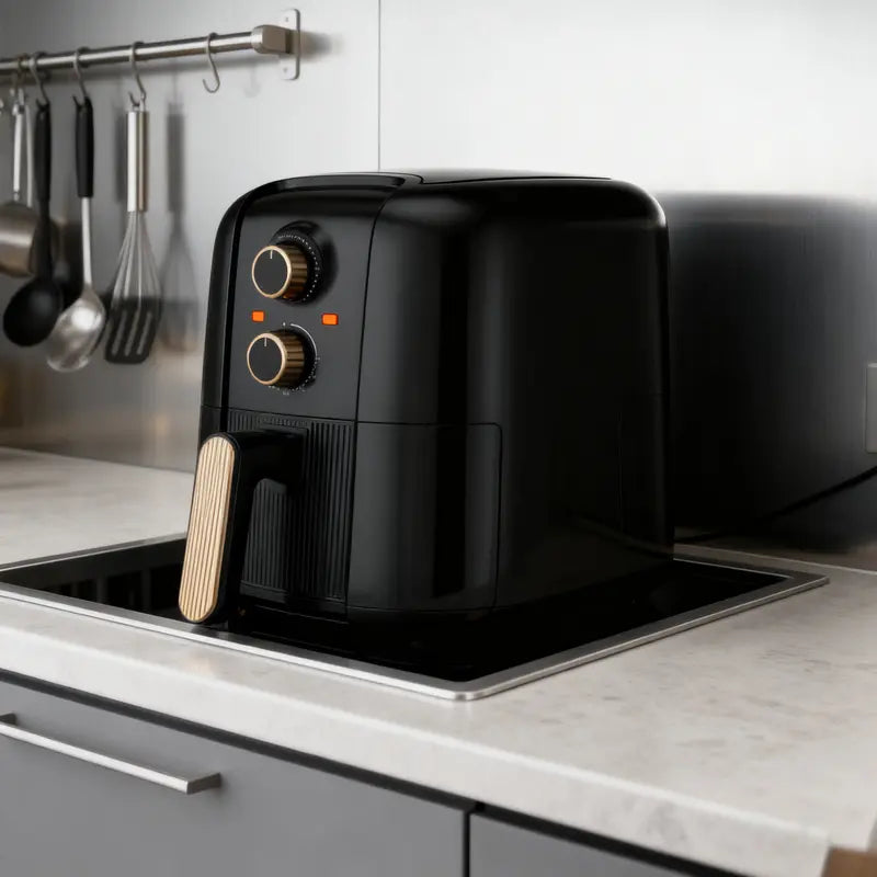 10L Dual-Zone Mechanical Air Fryer Independent Temperature Control
