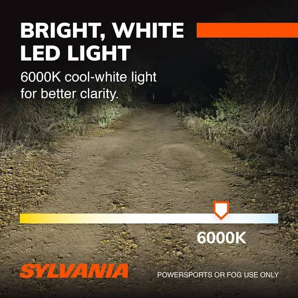 Sylvania H11 LED Fog Light Bulb Bright, Energy-Efficient Fog Lighting