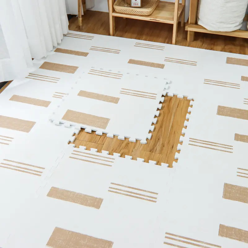 Premium EVA Foam Play Mat 6×6 ft Sol Design Baby Play Rug for Tummy Time, Crawling & Playroom Use