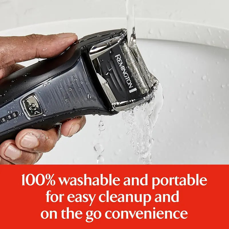 Remington F5 Cordless Rechargeable Foil Shaver for Men with Pivot & Flex Technology, Black