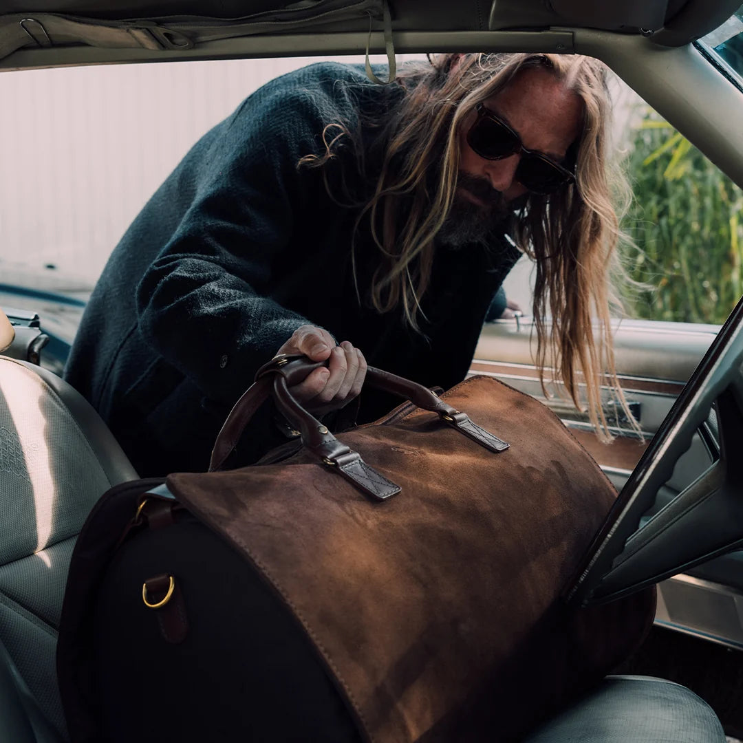 Suede S.C Holdall - Tobacco Brown