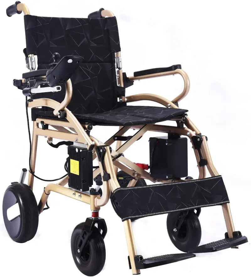 2020 Travel-Friendly Electric Wheelchair — Lightweight Foldable Power Scooter with Heavy-Duty Frame & Aviation Compliance