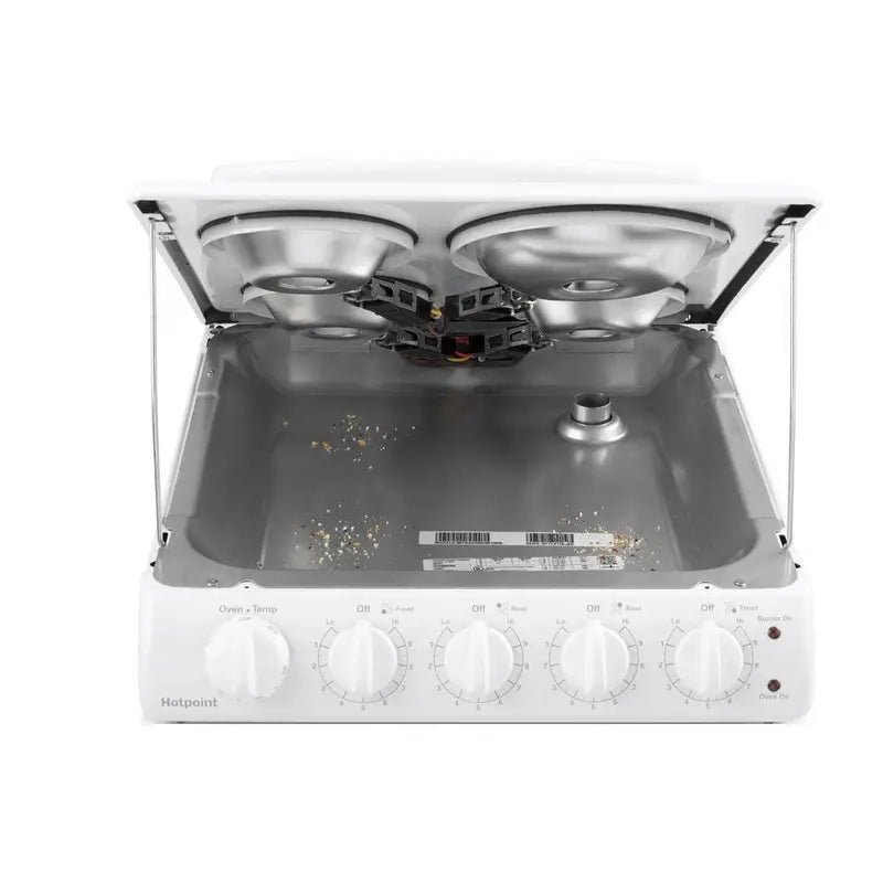20-Inch 4-Burner Electric Freestanding Range — White Finish