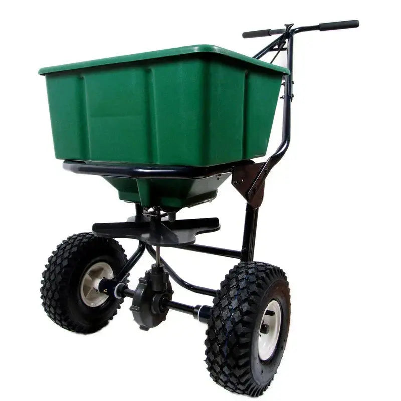 50-Pound Capacity Manual Push-Type Lawn and Seed Spreader