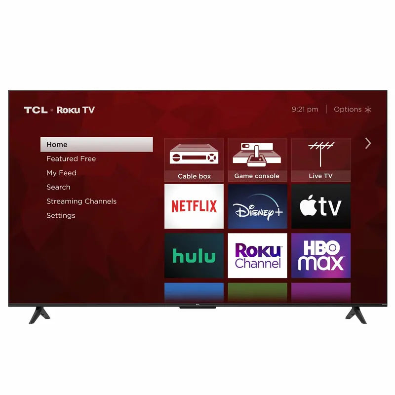 TCL 55-Inch 4-Series 4K UHD Smart TV with Roku, HDR, Voice Remote, and Quad HDMI Ports