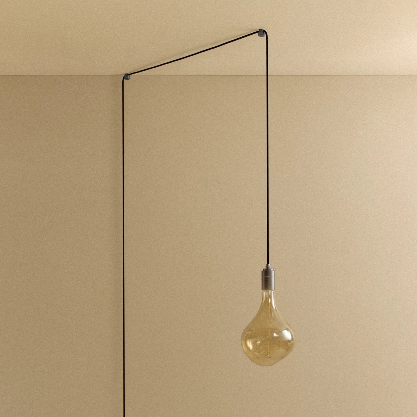 Voronoi II Plug-In Pendant in Graphite