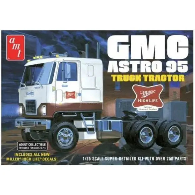 AMT 1230 GMC Astro 95 Semi Tractor Miller Beer