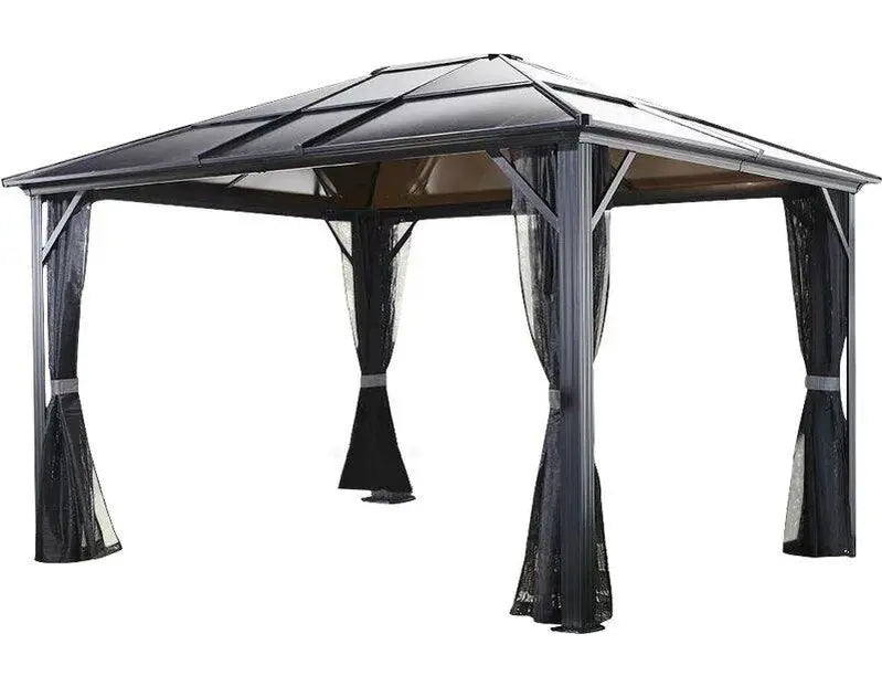 Wilmslow Aluminum Patio Gazebo Rust-Resistant Outdoor Shade Structure with Easy Assembly