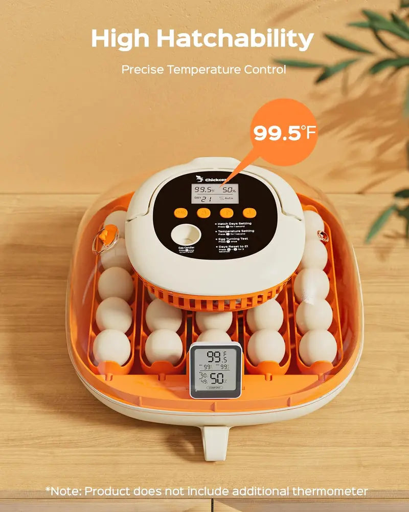 Chickcozy Fully Automatic 25-Egg Incubator for Home Hatchery Use