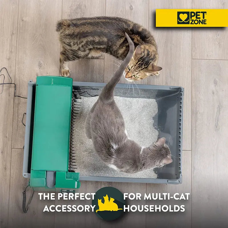 Pet Zone Smart Scoop Self-Cleaning Automatic Litter Box No Subscription Refills Required