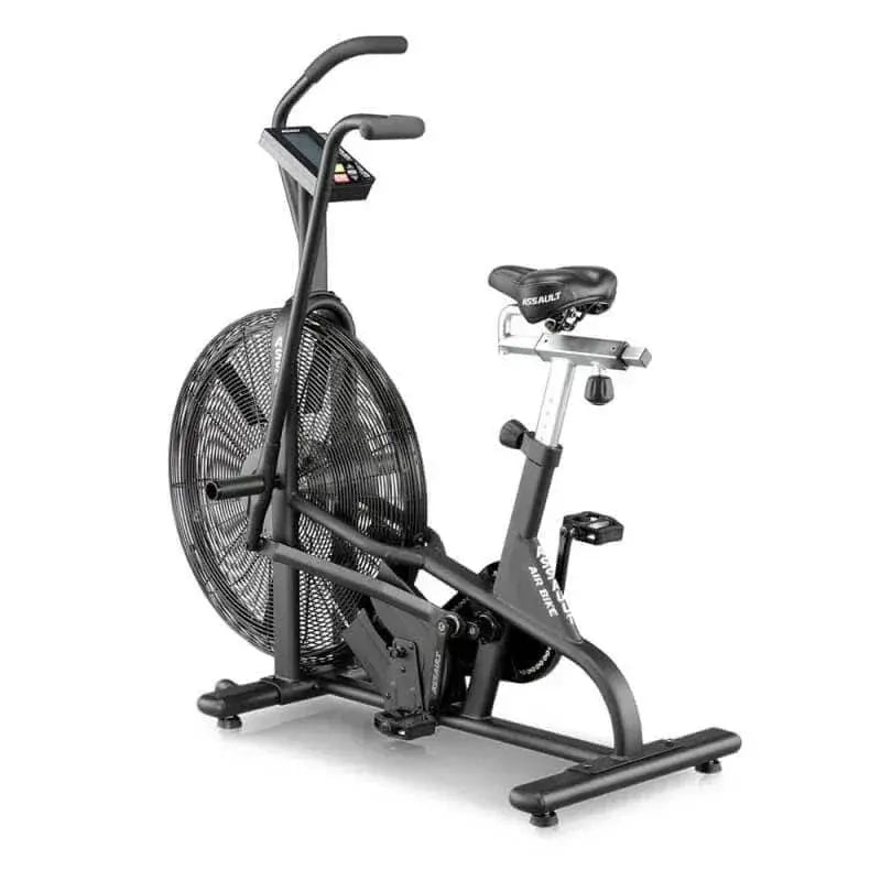 Lifecore Fitness Assault Air Bike Commercial-Grade Indoor Cycling Trainer with Fan-Driven Resistance