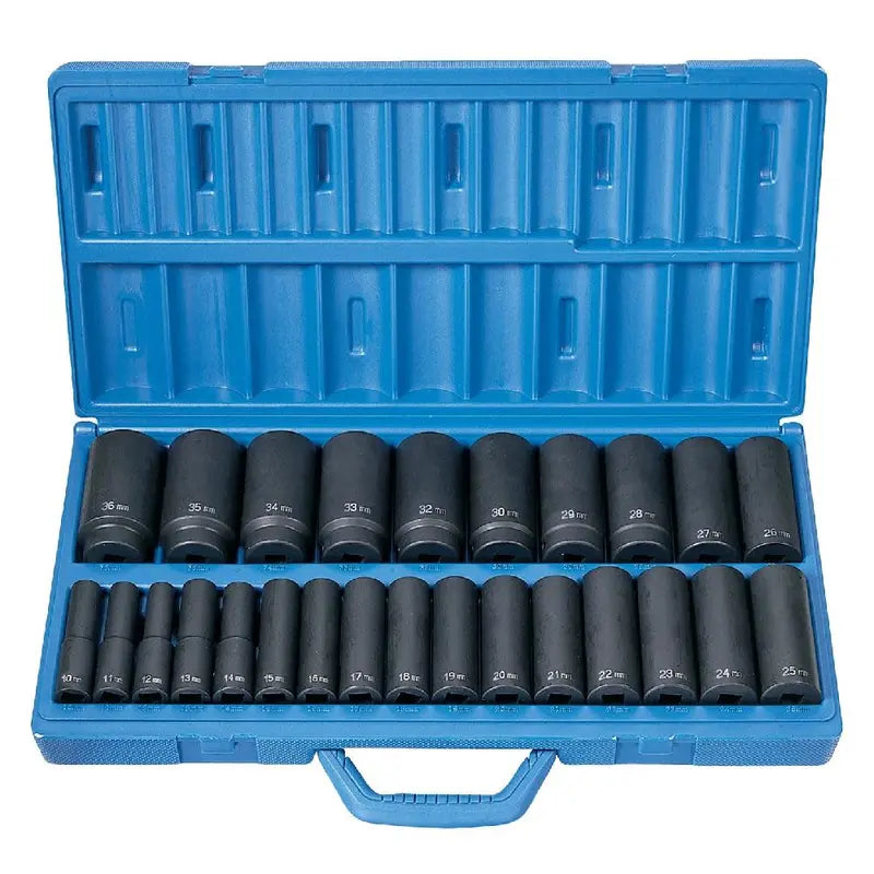 1/2 Drive 26 Pc. Deep Length Metric Master Set